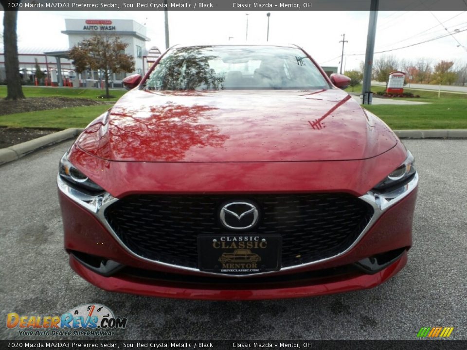 2020 Mazda MAZDA3 Preferred Sedan Soul Red Crystal Metallic / Black Photo #2