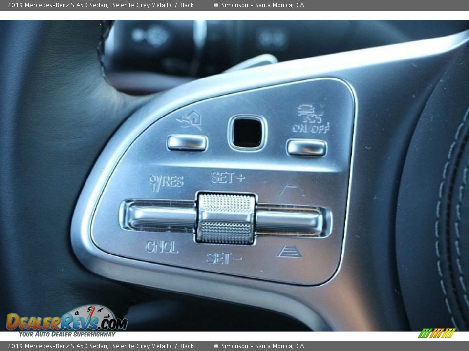2019 Mercedes-Benz S 450 Sedan Selenite Grey Metallic / Black Photo #17