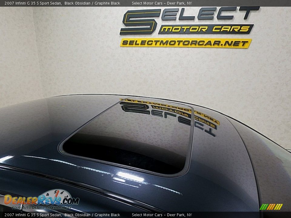 2007 Infiniti G 35 S Sport Sedan Black Obsidian / Graphite Black Photo #12
