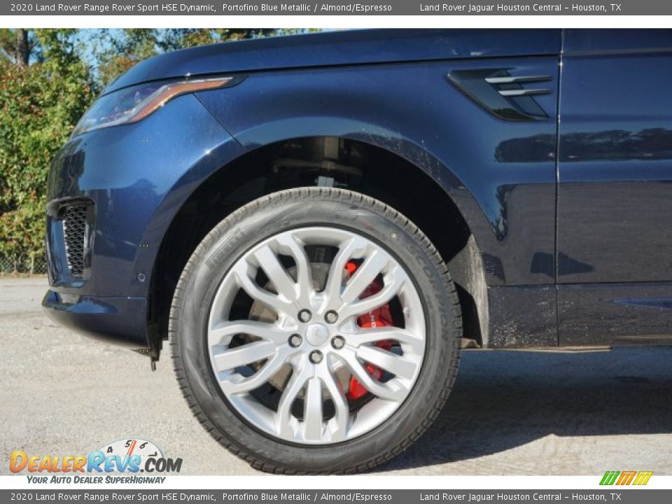 2020 Land Rover Range Rover Sport HSE Dynamic Portofino Blue Metallic / Almond/Espresso Photo #6