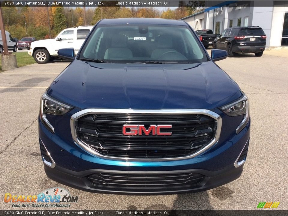 2020 GMC Terrain SLE Blue Emerald Metallic / Jet Black Photo #4