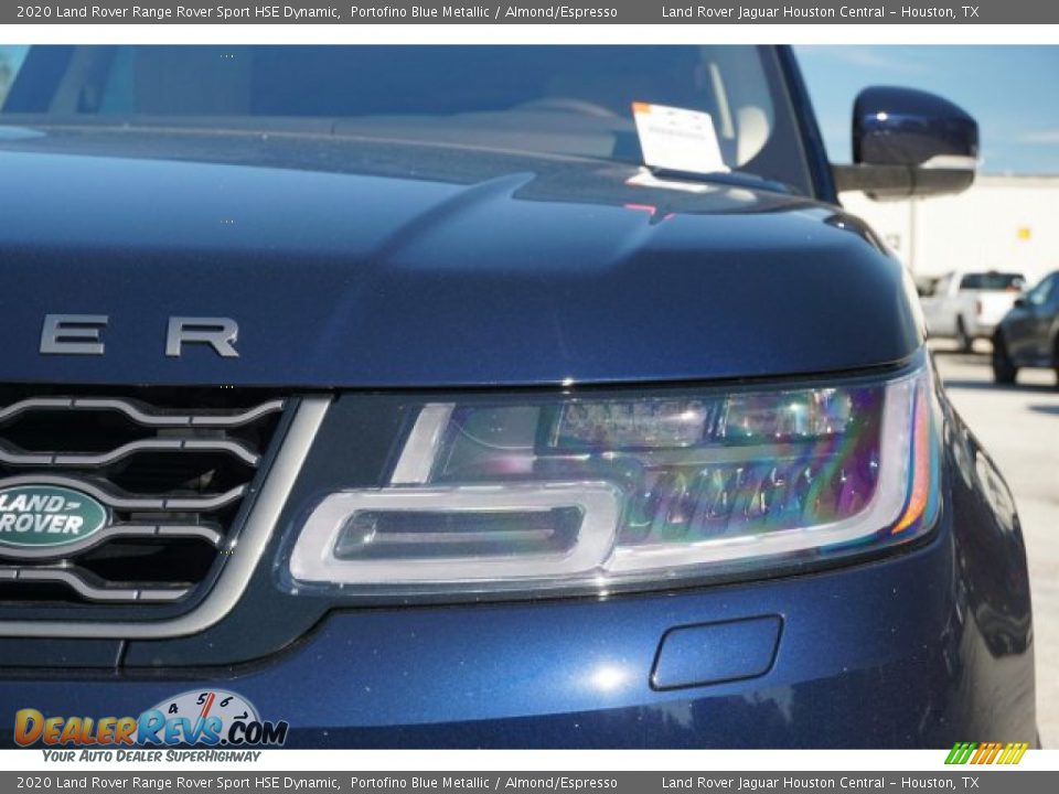 2020 Land Rover Range Rover Sport HSE Dynamic Portofino Blue Metallic / Almond/Espresso Photo #7