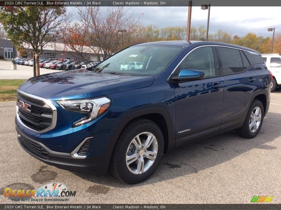 2020 GMC Terrain SLE Blue Emerald Metallic / Jet Black Photo #5