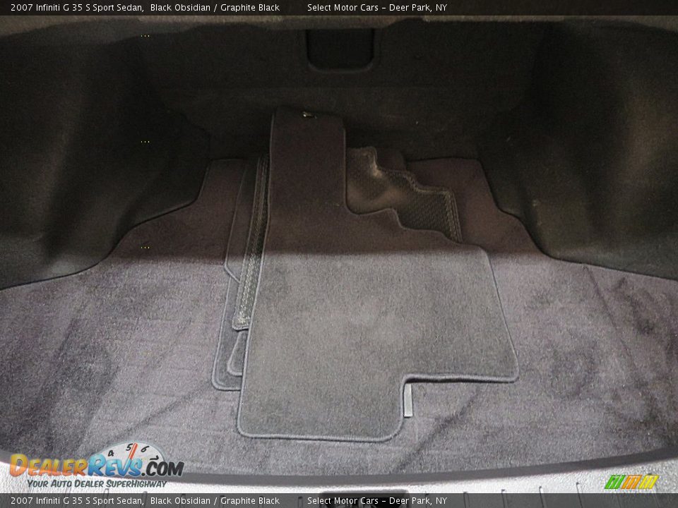 2007 Infiniti G 35 S Sport Sedan Black Obsidian / Graphite Black Photo #22