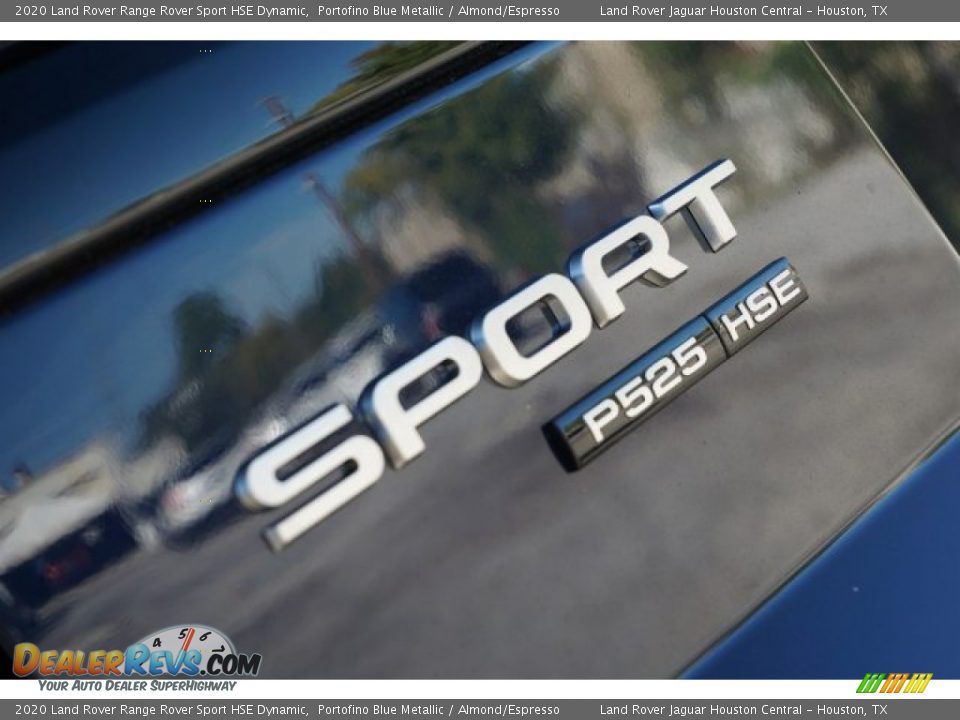 2020 Land Rover Range Rover Sport HSE Dynamic Portofino Blue Metallic / Almond/Espresso Photo #10