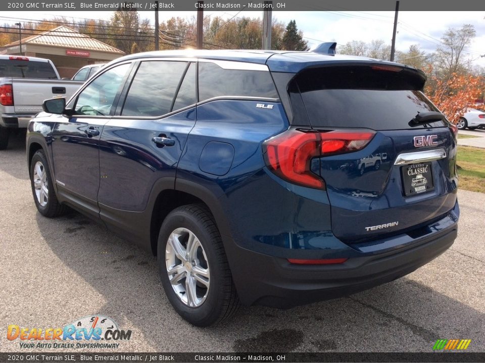 2020 GMC Terrain SLE Blue Emerald Metallic / Jet Black Photo #7