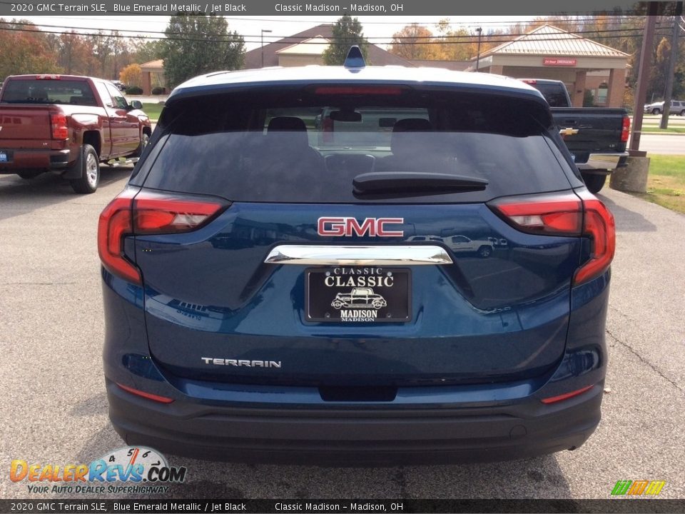 2020 GMC Terrain SLE Blue Emerald Metallic / Jet Black Photo #8