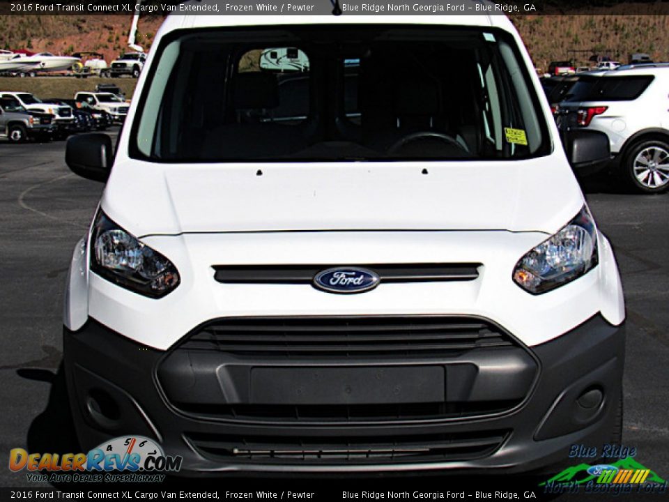 2016 Ford Transit Connect XL Cargo Van Extended Frozen White / Pewter Photo #4