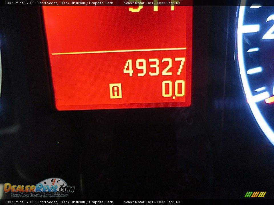 2007 Infiniti G 35 S Sport Sedan Black Obsidian / Graphite Black Photo #28