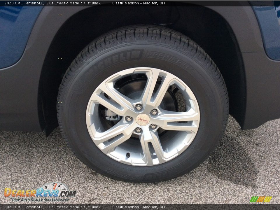 2020 GMC Terrain SLE Blue Emerald Metallic / Jet Black Photo #9
