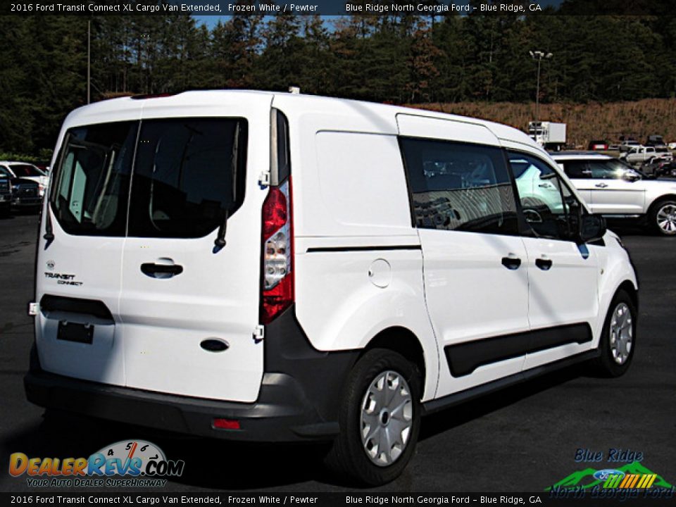 2016 Ford Transit Connect XL Cargo Van Extended Frozen White / Pewter Photo #6