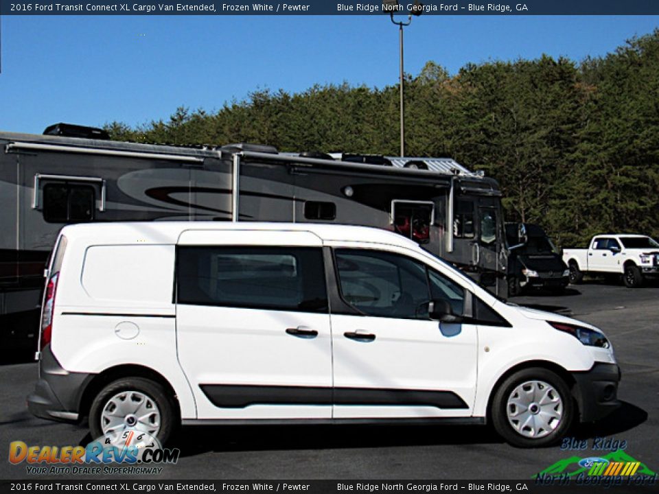 2016 Ford Transit Connect XL Cargo Van Extended Frozen White / Pewter Photo #7