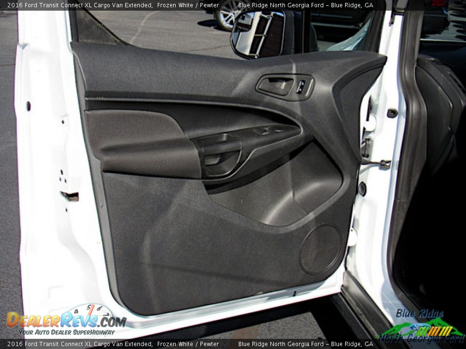 2016 Ford Transit Connect XL Cargo Van Extended Frozen White / Pewter Photo #10