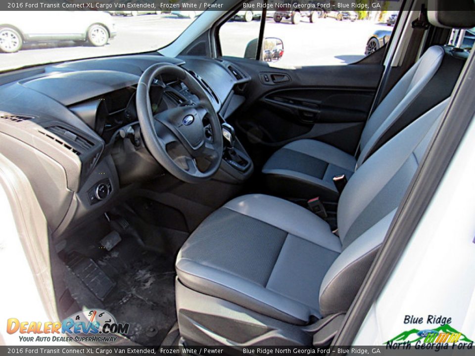 2016 Ford Transit Connect XL Cargo Van Extended Frozen White / Pewter Photo #11