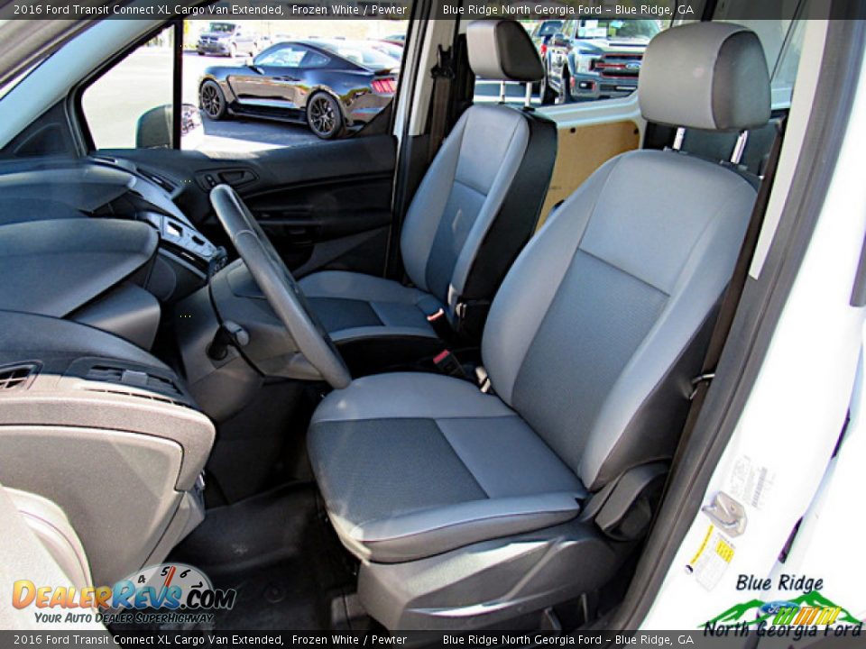 2016 Ford Transit Connect XL Cargo Van Extended Frozen White / Pewter Photo #12