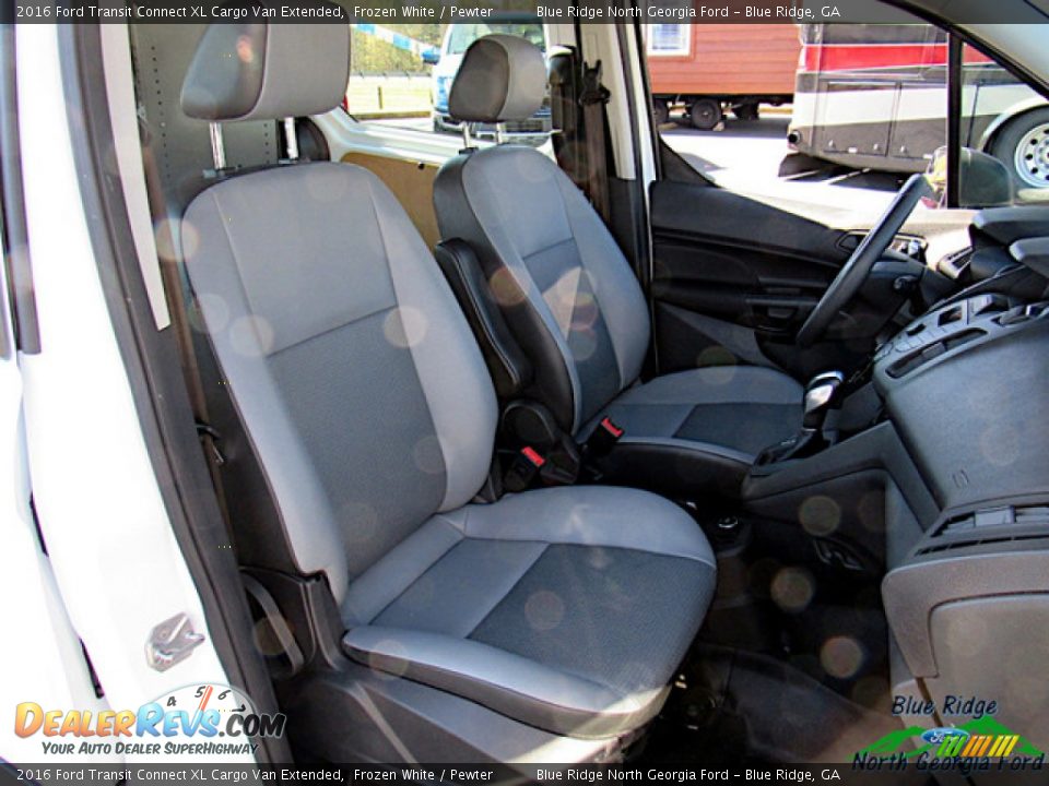 2016 Ford Transit Connect XL Cargo Van Extended Frozen White / Pewter Photo #14