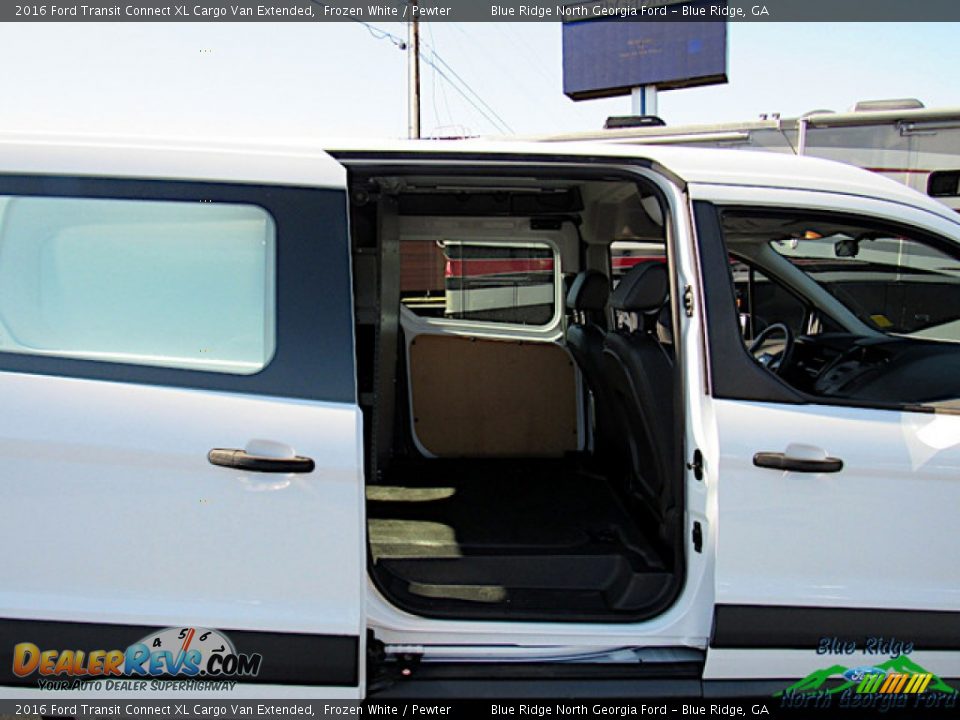 2016 Ford Transit Connect XL Cargo Van Extended Frozen White / Pewter Photo #15