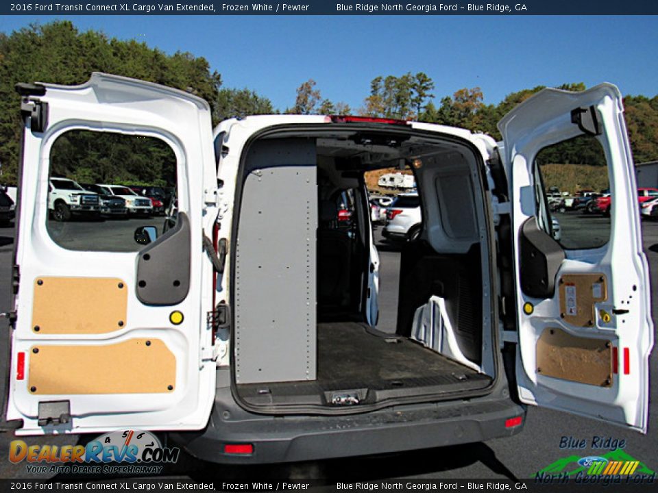 2016 Ford Transit Connect XL Cargo Van Extended Frozen White / Pewter Photo #16