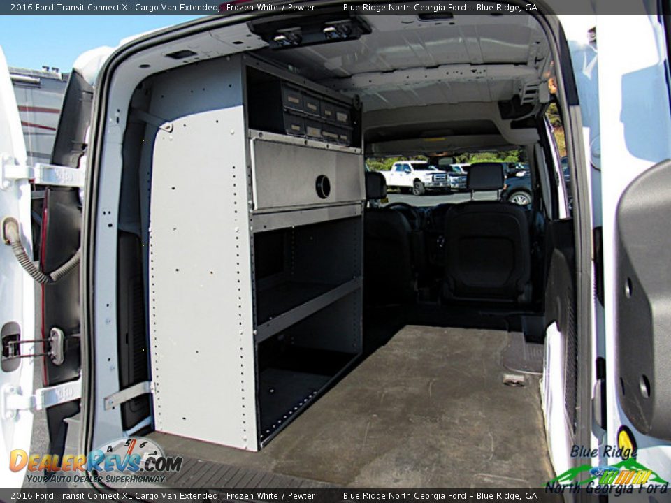 2016 Ford Transit Connect XL Cargo Van Extended Frozen White / Pewter Photo #17