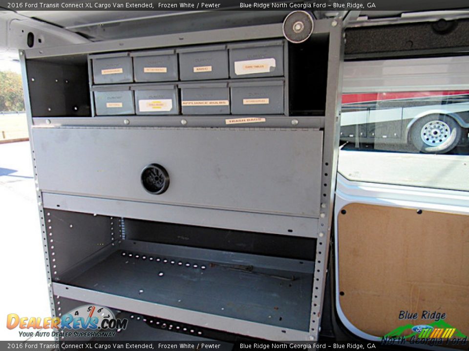 2016 Ford Transit Connect XL Cargo Van Extended Frozen White / Pewter Photo #18