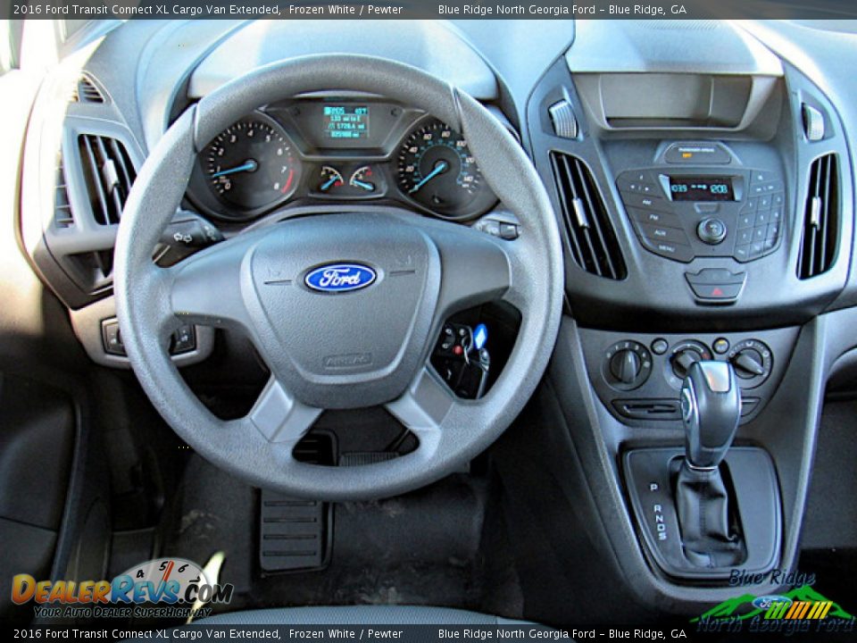 2016 Ford Transit Connect XL Cargo Van Extended Frozen White / Pewter Photo #19