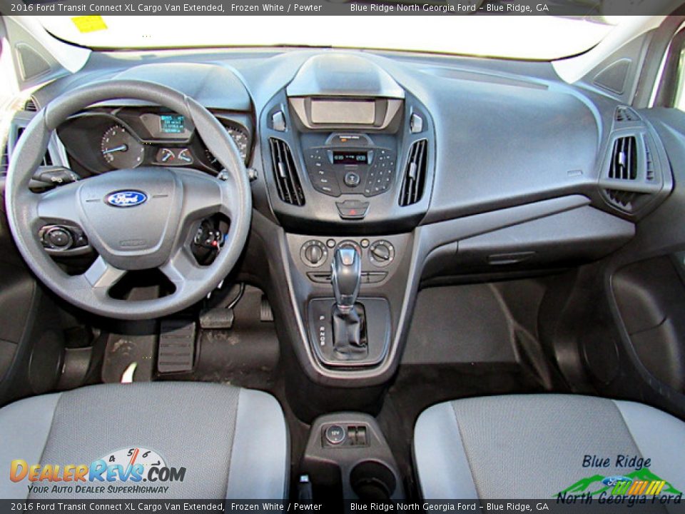 2016 Ford Transit Connect XL Cargo Van Extended Frozen White / Pewter Photo #20