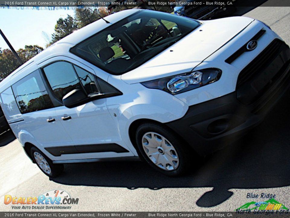 2016 Ford Transit Connect XL Cargo Van Extended Frozen White / Pewter Photo #26
