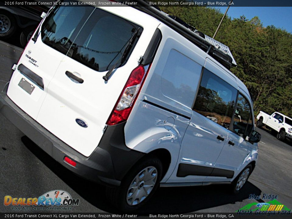 2016 Ford Transit Connect XL Cargo Van Extended Frozen White / Pewter Photo #27
