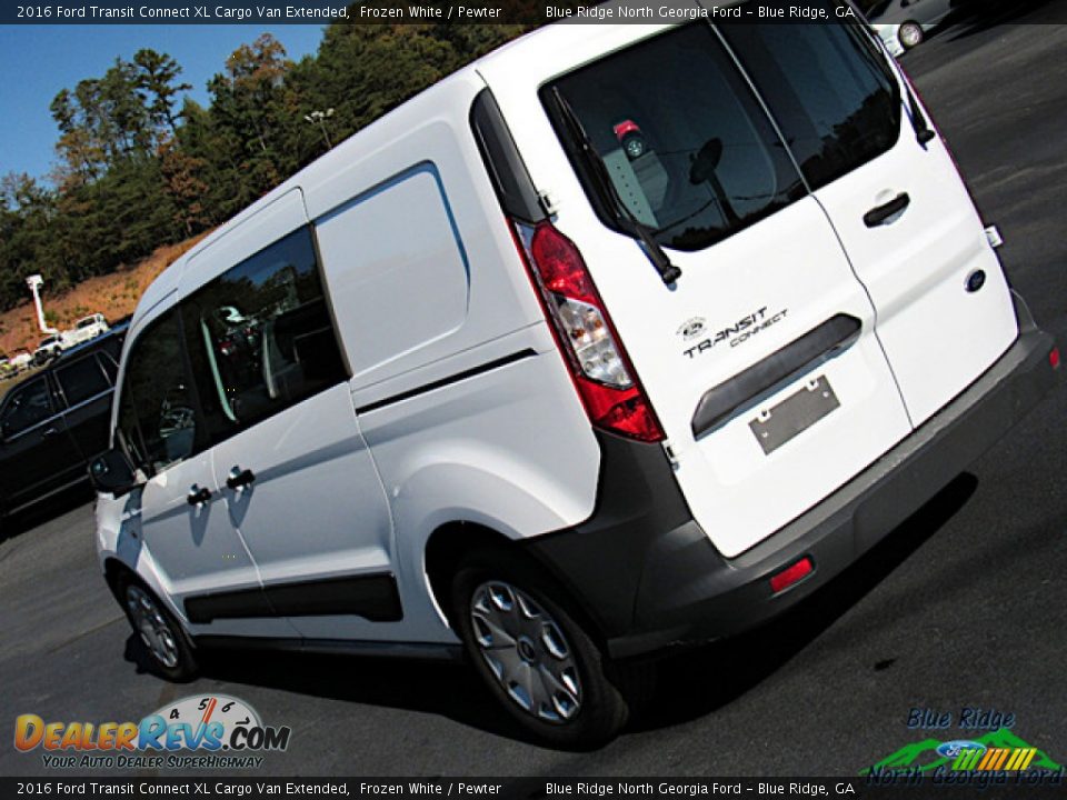 2016 Ford Transit Connect XL Cargo Van Extended Frozen White / Pewter Photo #28