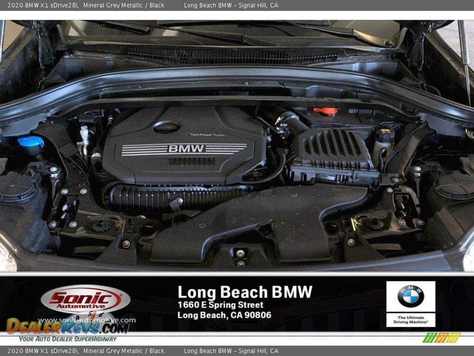 2020 BMW X1 sDrive28i Mineral Grey Metallic / Black Photo #8