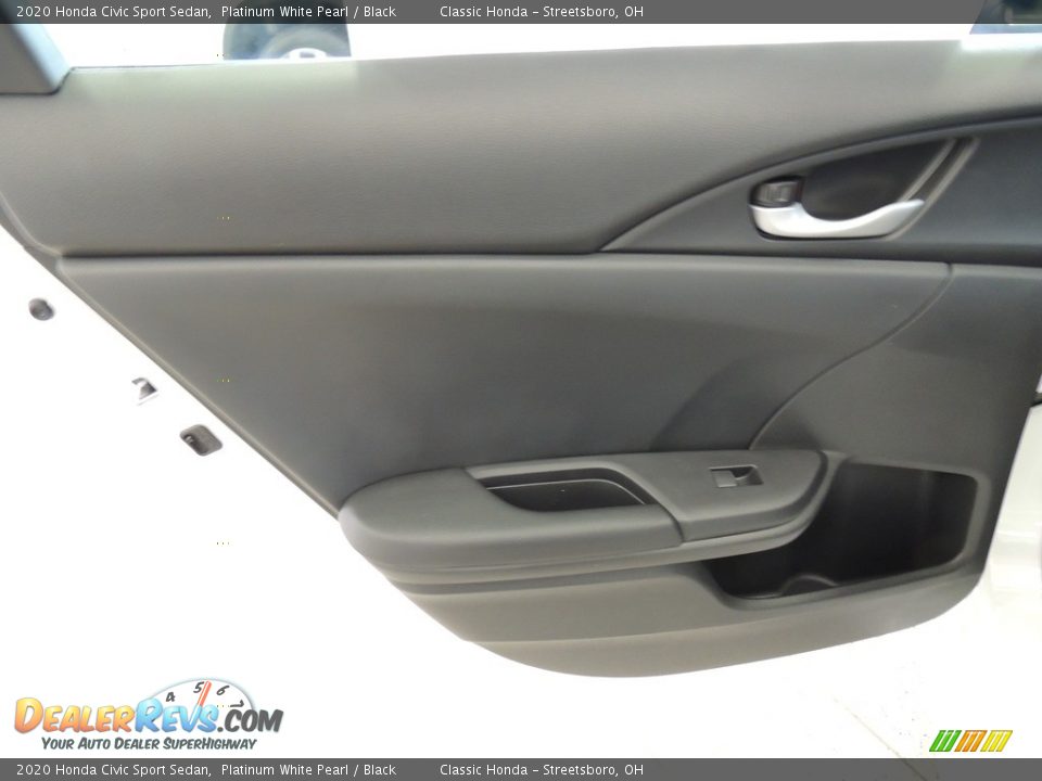 2020 Honda Civic Sport Sedan Platinum White Pearl / Black Photo #11