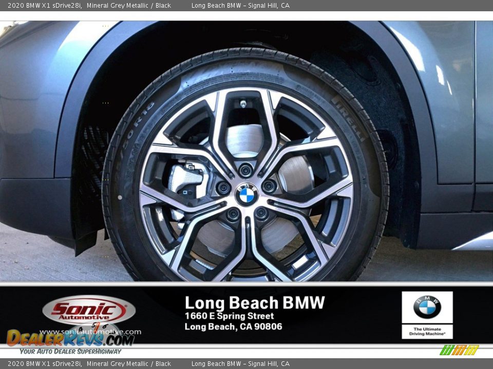 2020 BMW X1 sDrive28i Mineral Grey Metallic / Black Photo #9
