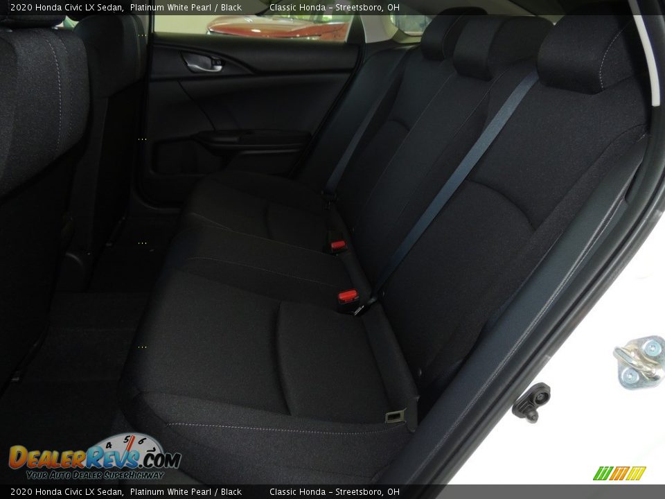 2020 Honda Civic LX Sedan Platinum White Pearl / Black Photo #13