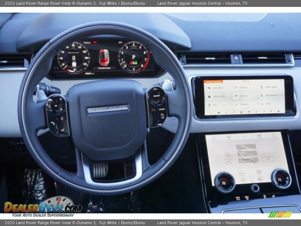 2020 Land Rover Range Rover Velar R-Dynamic S Fuji White / Ebony/Ebony Photo #26