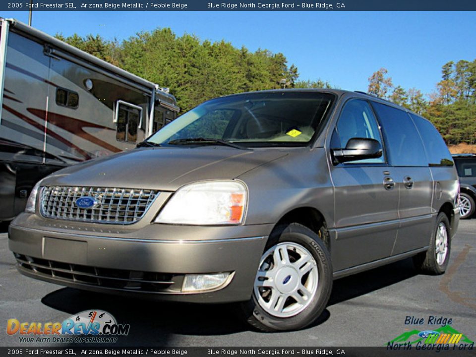 2005 Ford Freestar SEL Arizona Beige Metallic / Pebble Beige Photo #1