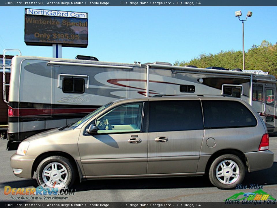 2005 Ford Freestar SEL Arizona Beige Metallic / Pebble Beige Photo #2