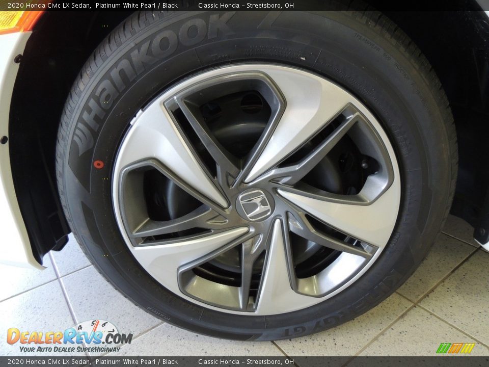 2020 Honda Civic LX Sedan Platinum White Pearl / Black Photo #18
