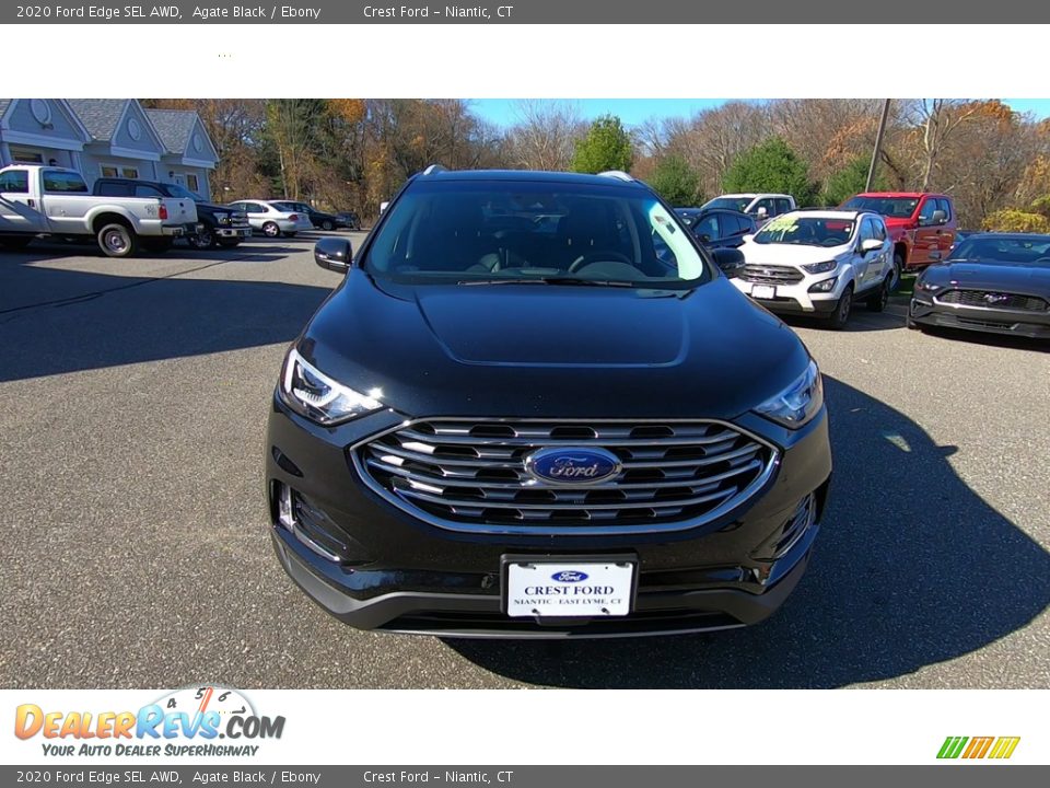 2020 Ford Edge SEL AWD Agate Black / Ebony Photo #2