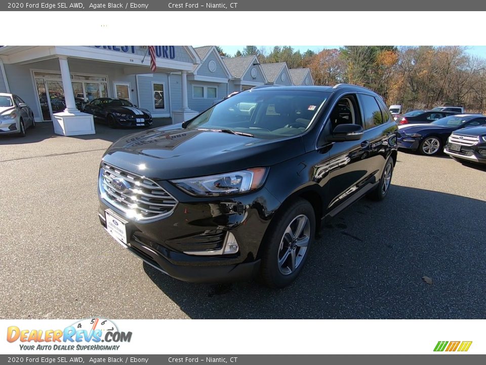 2020 Ford Edge SEL AWD Agate Black / Ebony Photo #3