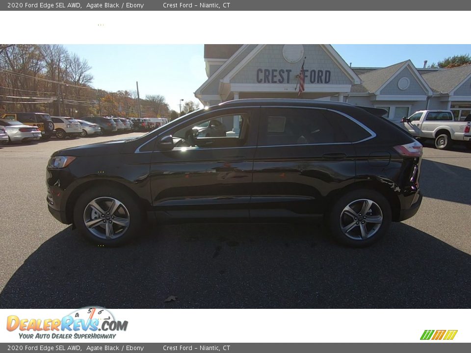 2020 Ford Edge SEL AWD Agate Black / Ebony Photo #4