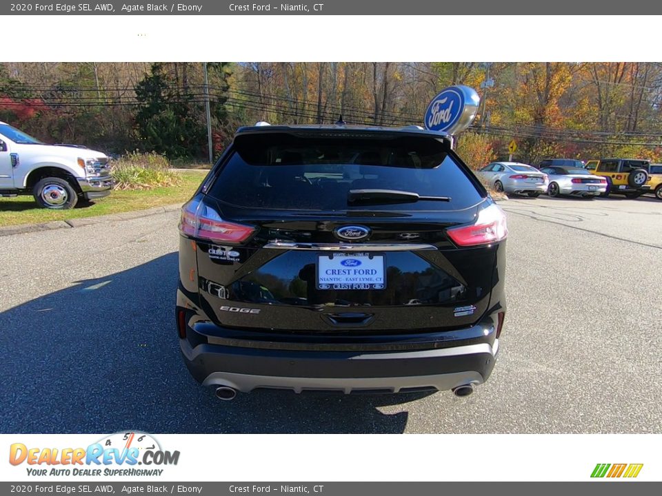 2020 Ford Edge SEL AWD Agate Black / Ebony Photo #6