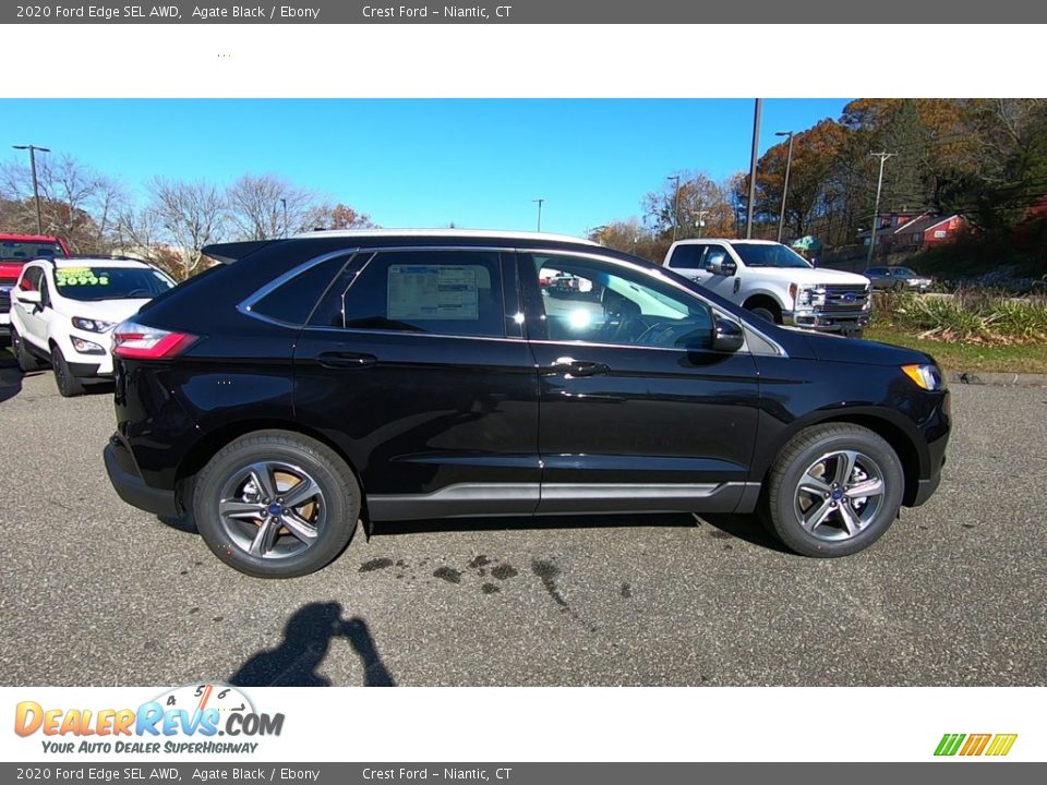 2020 Ford Edge SEL AWD Agate Black / Ebony Photo #8