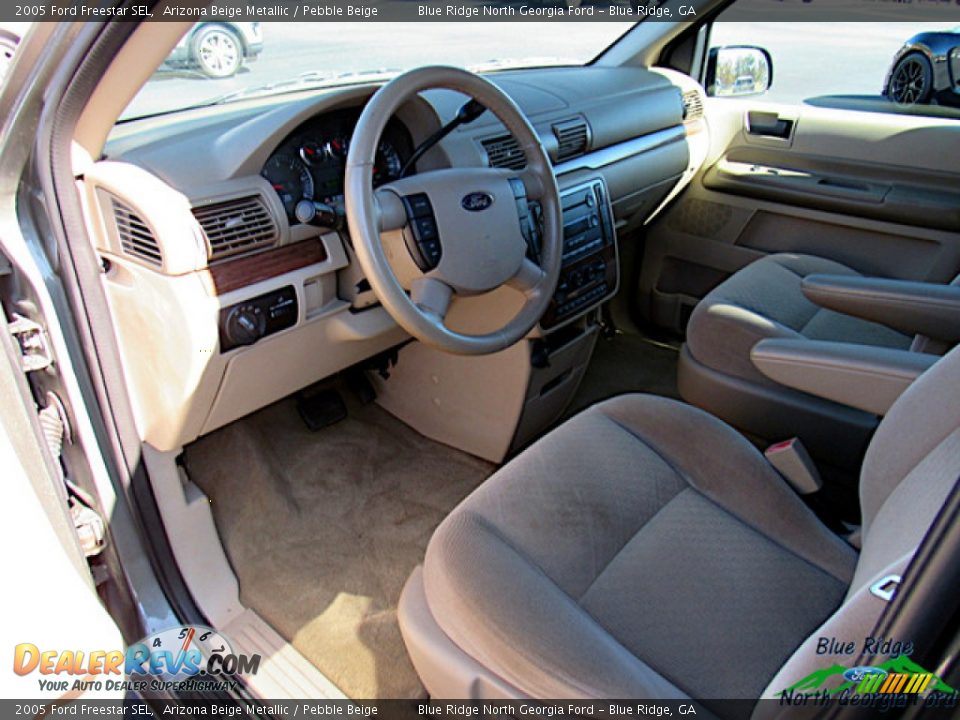 2005 Ford Freestar SEL Arizona Beige Metallic / Pebble Beige Photo #9