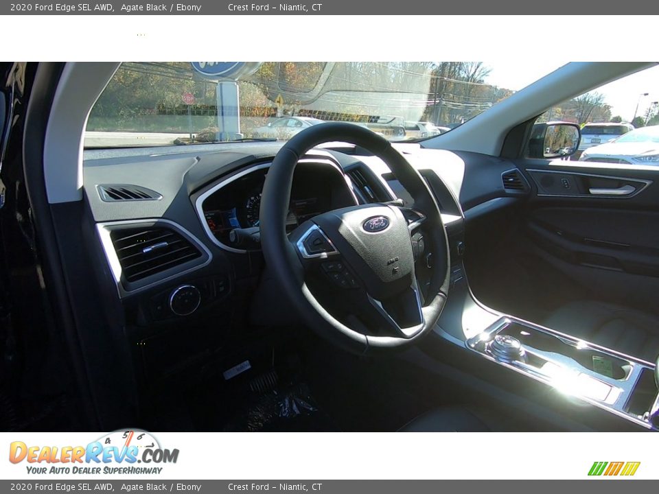 2020 Ford Edge SEL AWD Agate Black / Ebony Photo #11