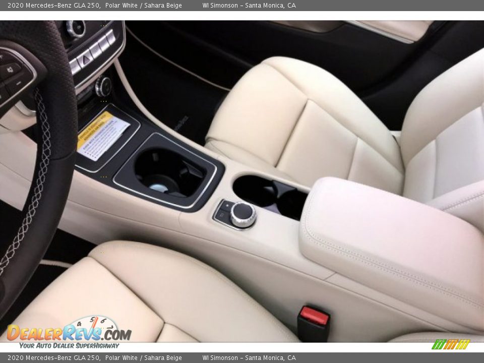 2020 Mercedes-Benz GLA 250 Polar White / Sahara Beige Photo #7