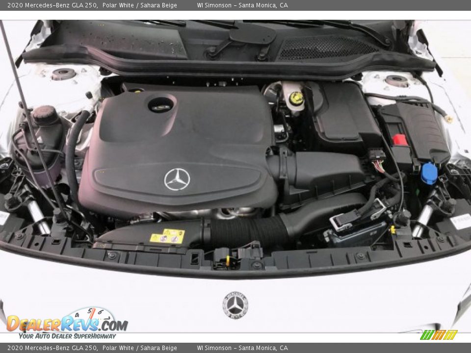 2020 Mercedes-Benz GLA 250 Polar White / Sahara Beige Photo #8
