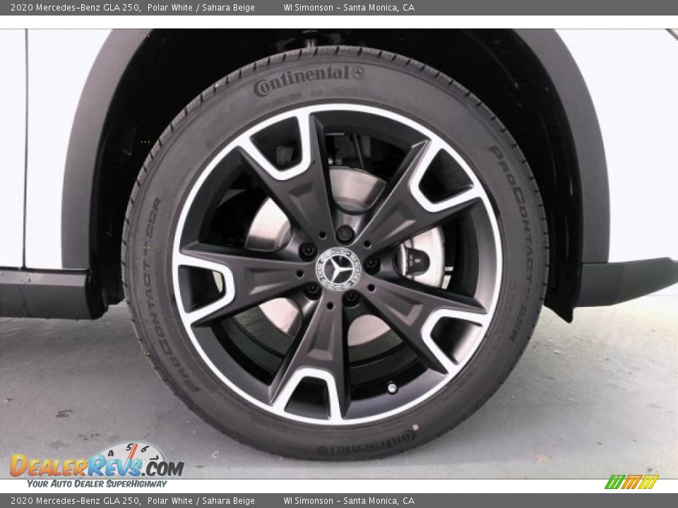 2020 Mercedes-Benz GLA 250 Polar White / Sahara Beige Photo #9