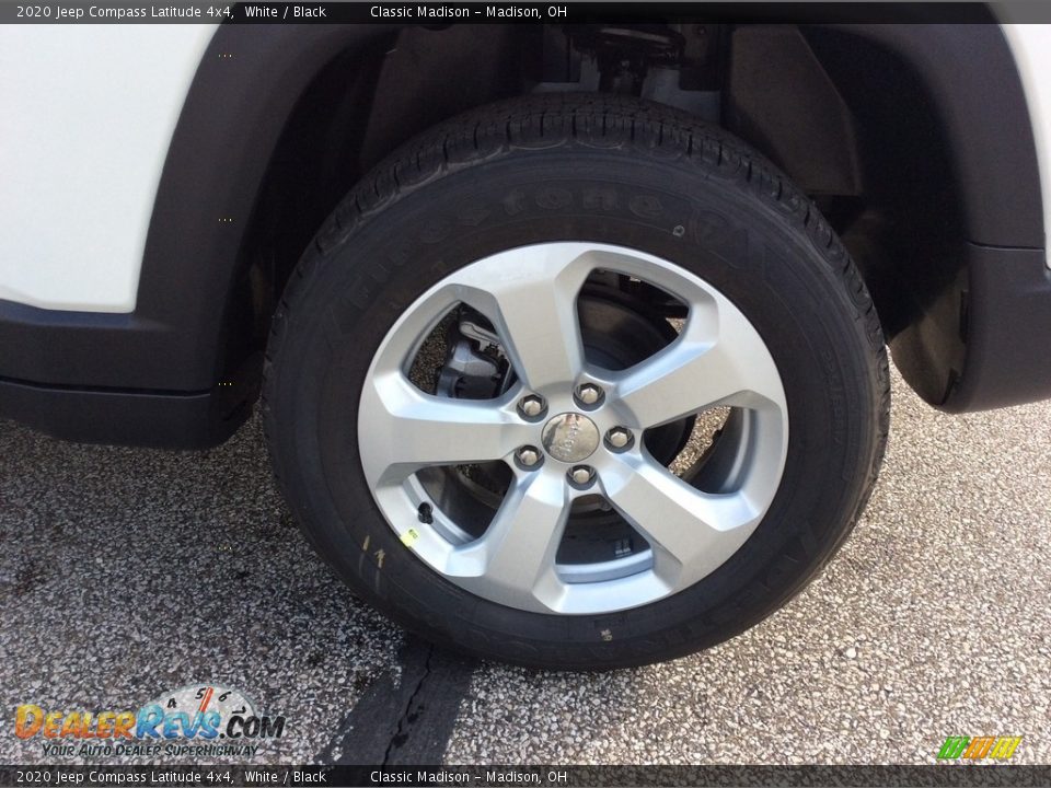 2020 Jeep Compass Latitude 4x4 White / Black Photo #9