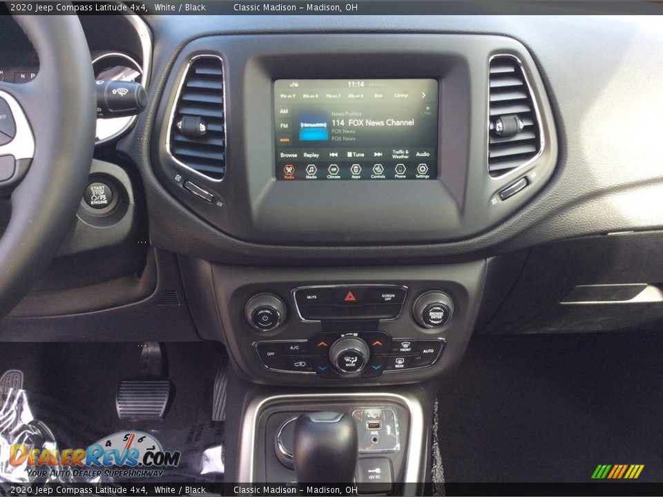 2020 Jeep Compass Latitude 4x4 White / Black Photo #14