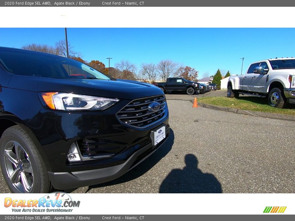 2020 Ford Edge SEL AWD Agate Black / Ebony Photo #27